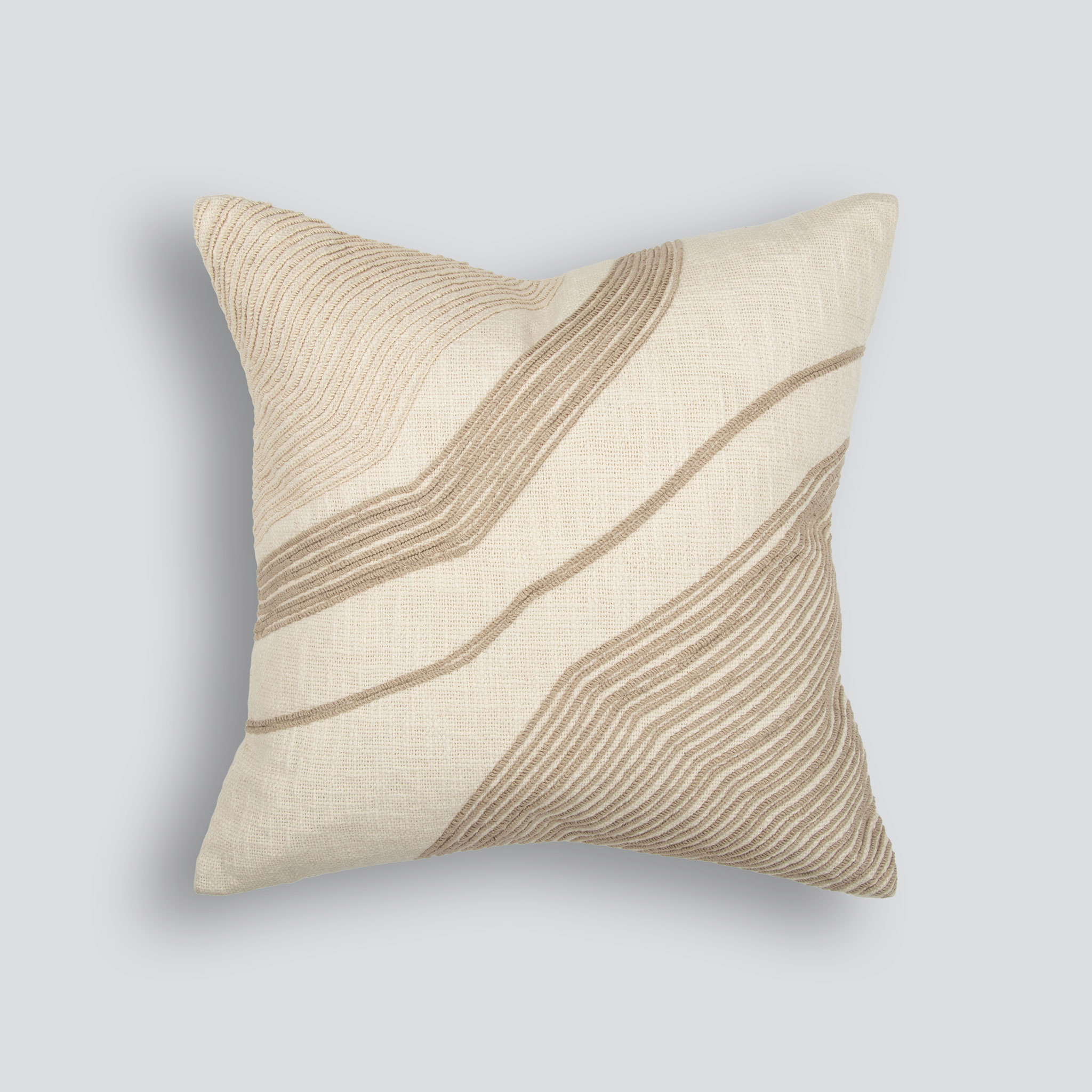 Ollo Chelsea Cushion - Feather Inner, Ivory