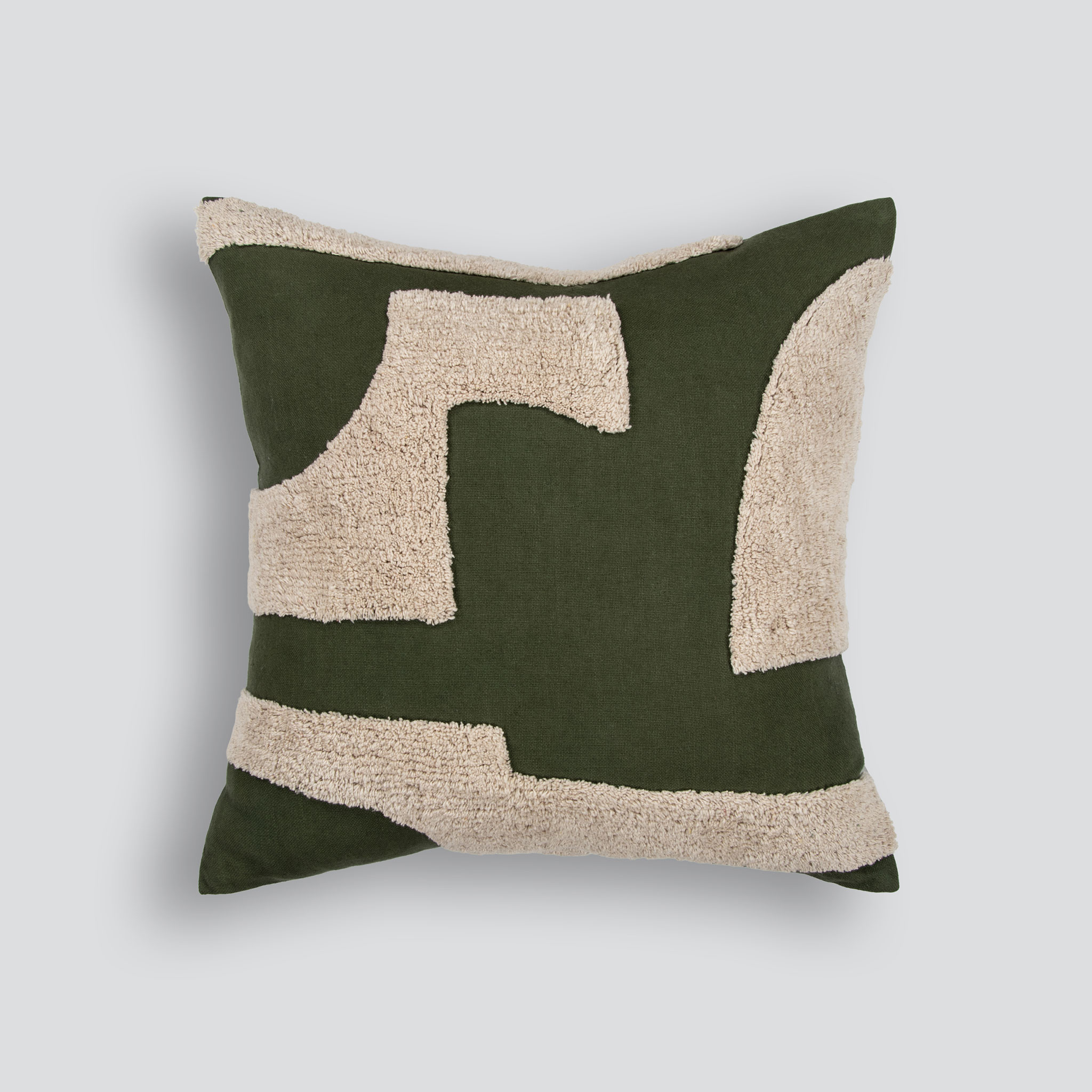 Ollo Mezze Cushion - Feather Inner, Olive