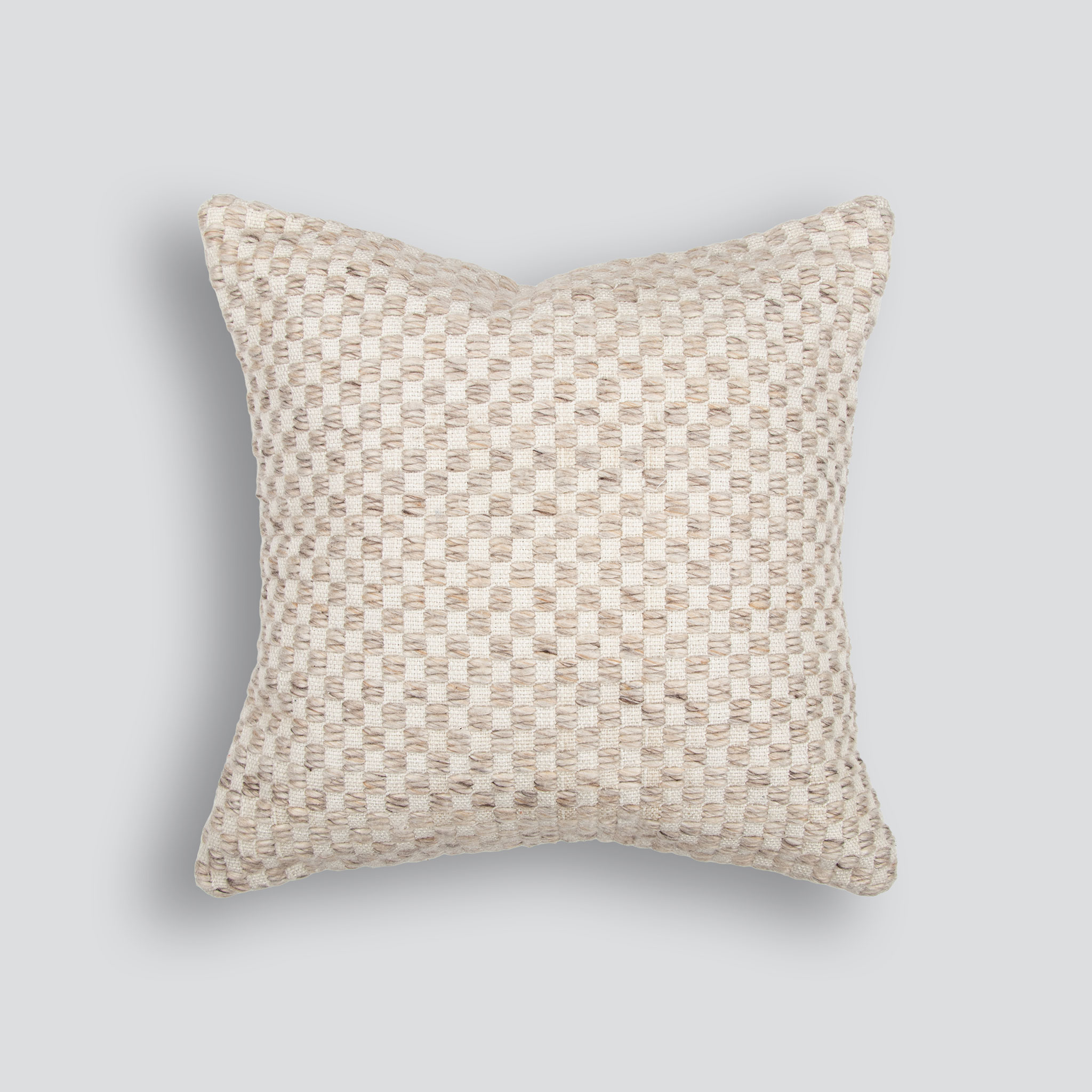 Ollo Pearce Outdoor Cushion - Poly Inner, Taupe/Ivory