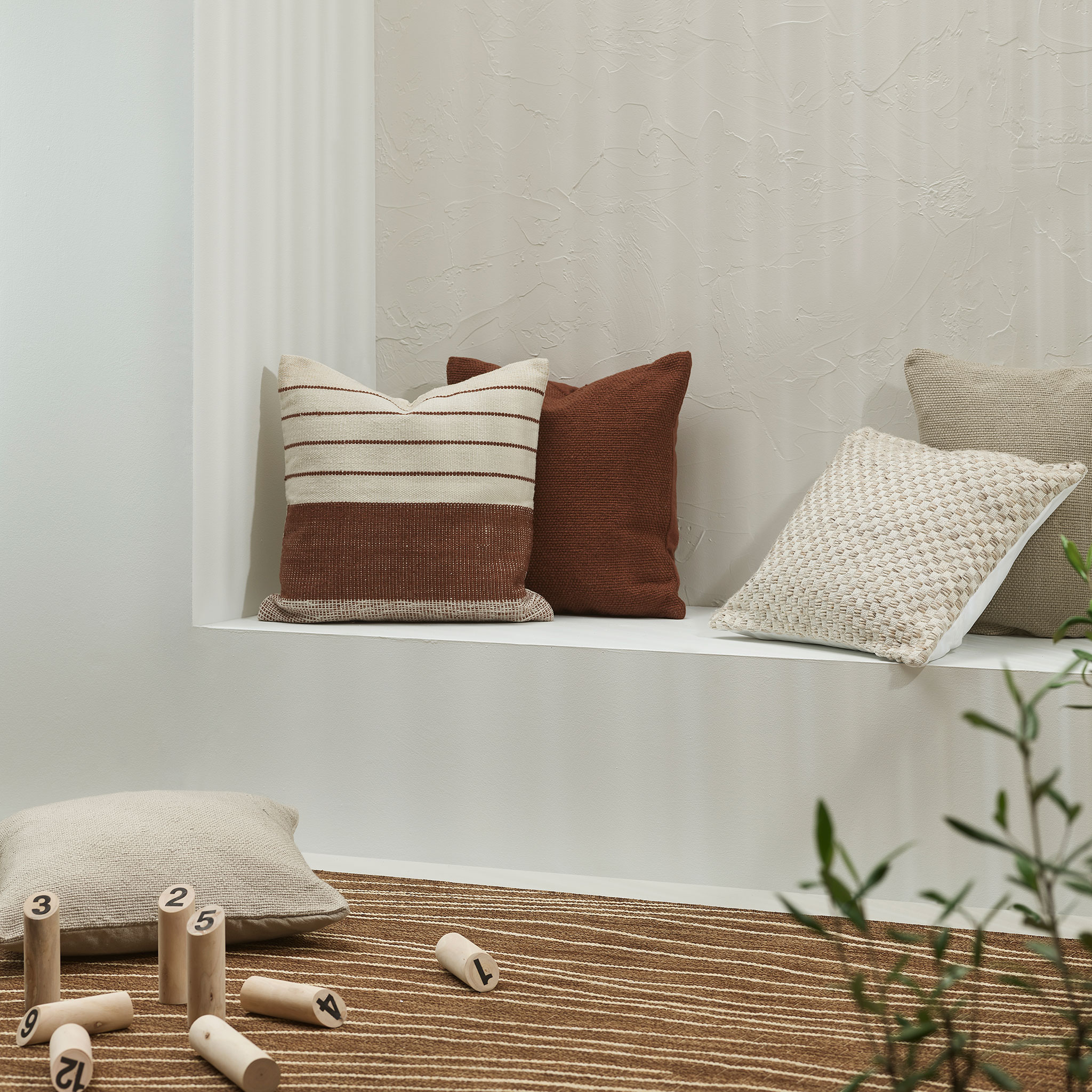 Ollo Beau Outdoor Cushion - Poly Inner, Desert