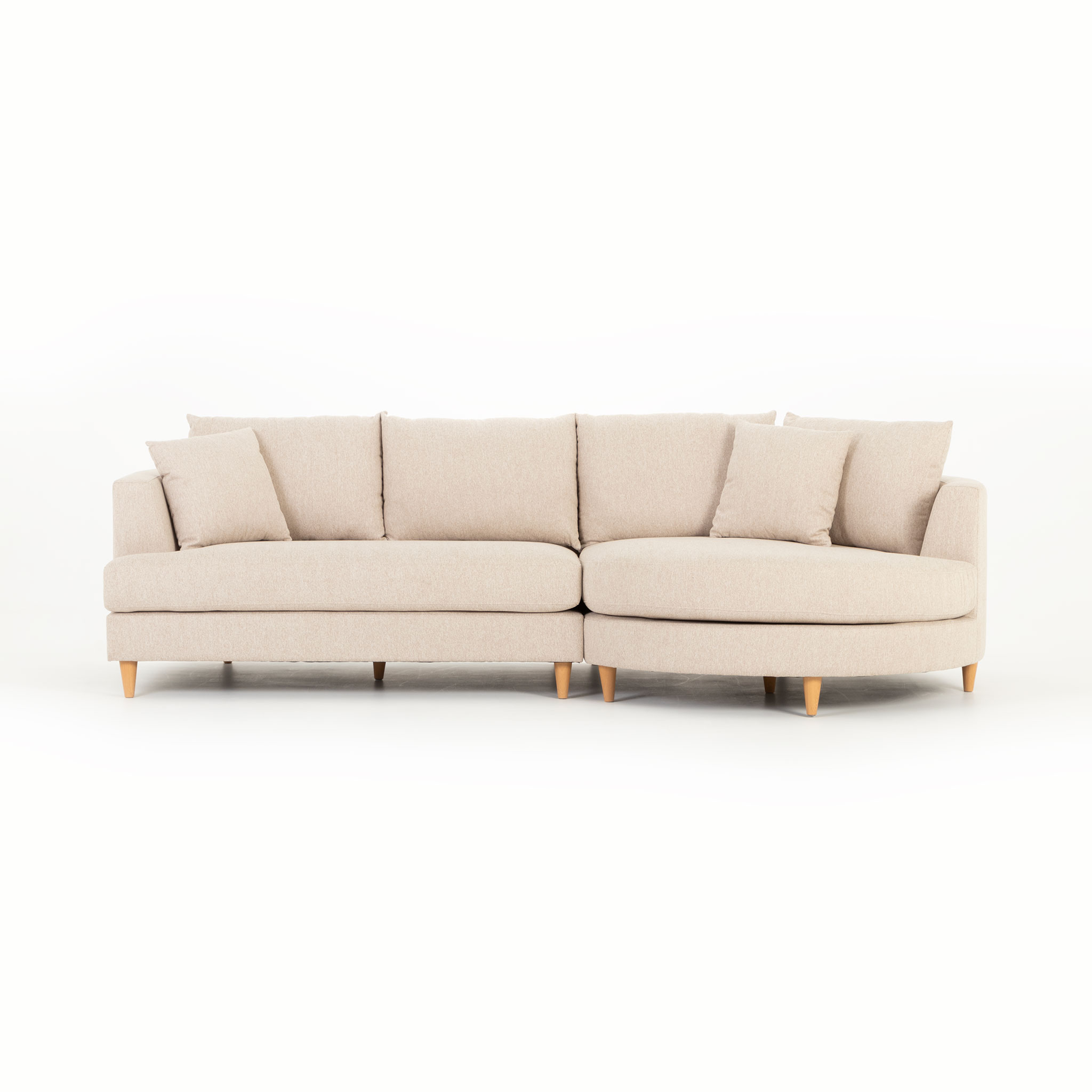 Neve Chaise Sofa, Oatmeal