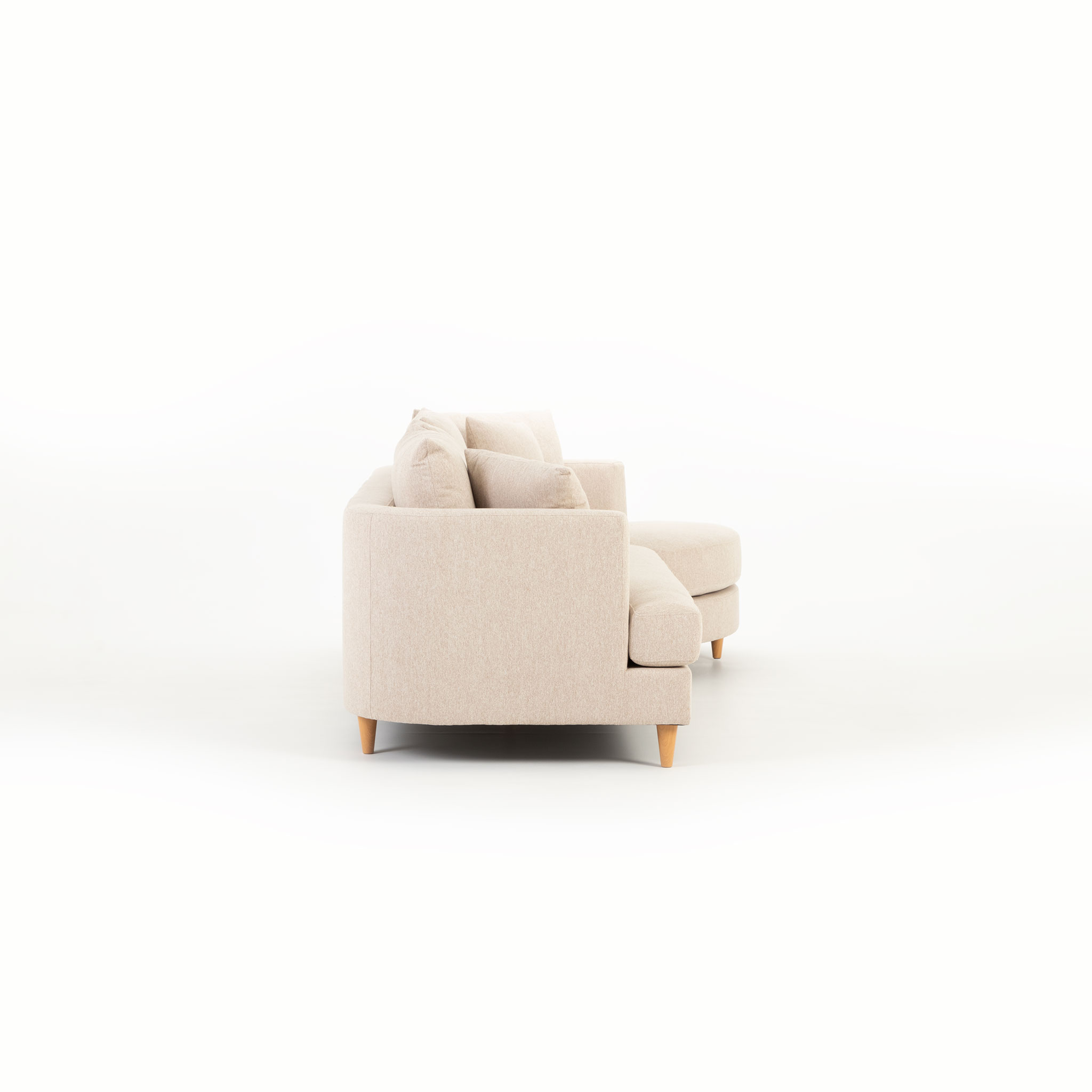 Neve Chaise Sofa, Oatmeal