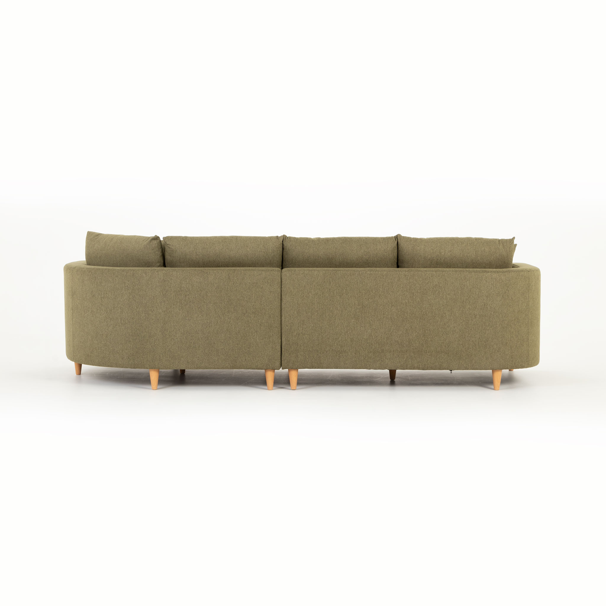 Neve Chaise Sofa, Green