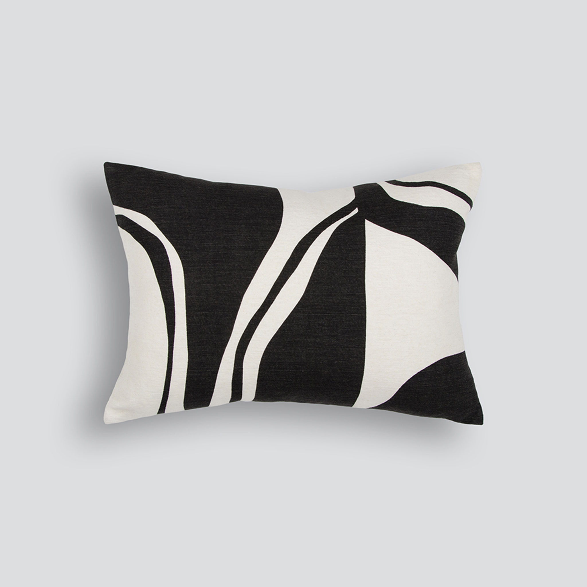 Ollo Betsy Feather Inner Cushion, White/Black