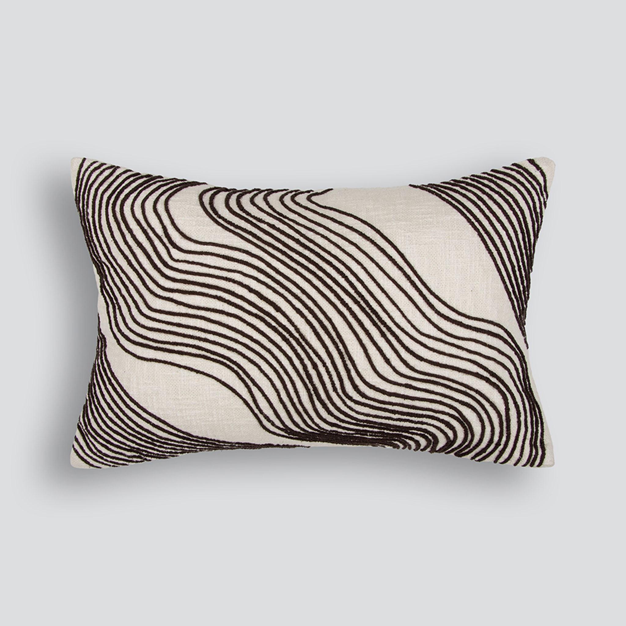 Ollo Evie Feather Inner Cushion, Ivory/Chocolate