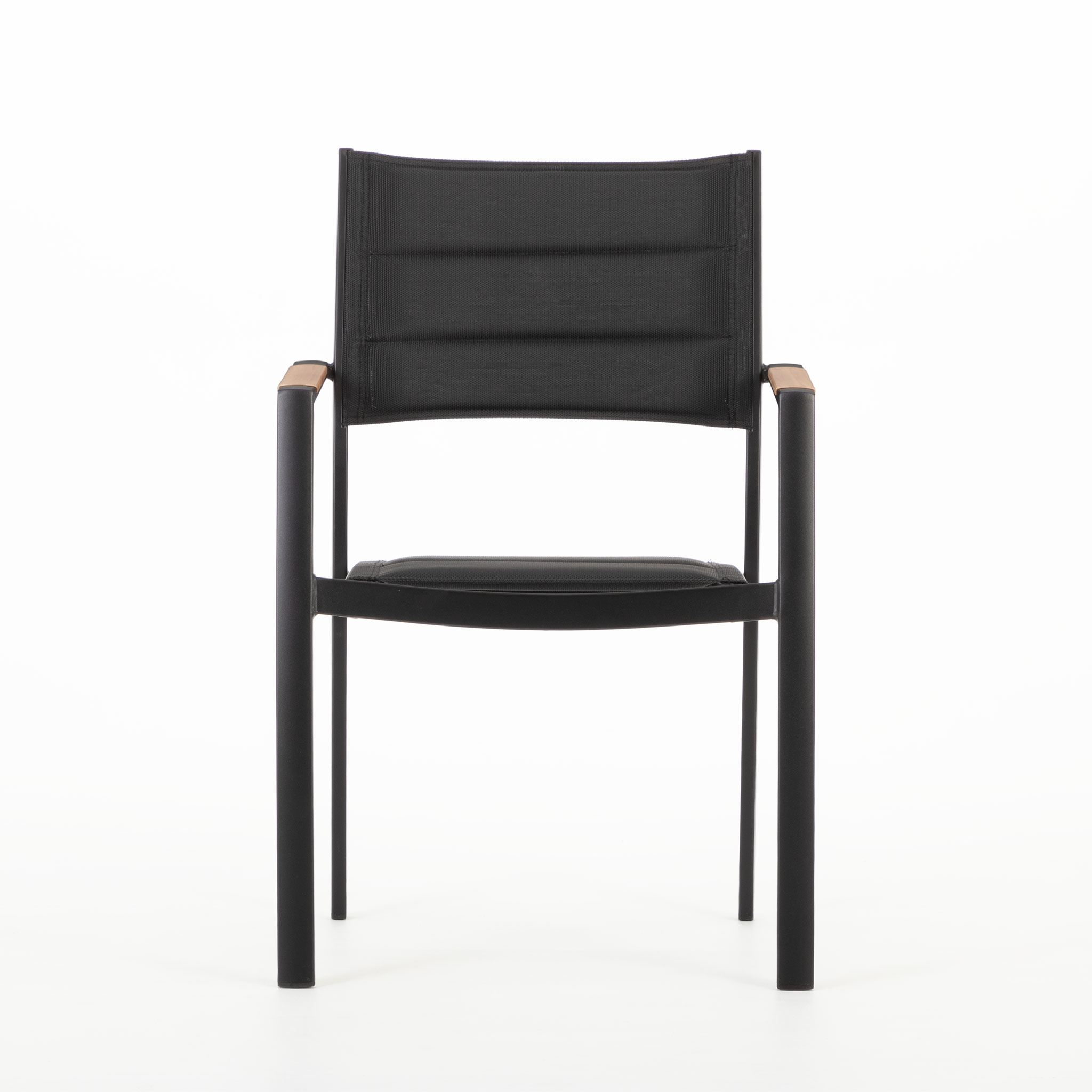 Tenerife Outdoor Dining Chair, Black