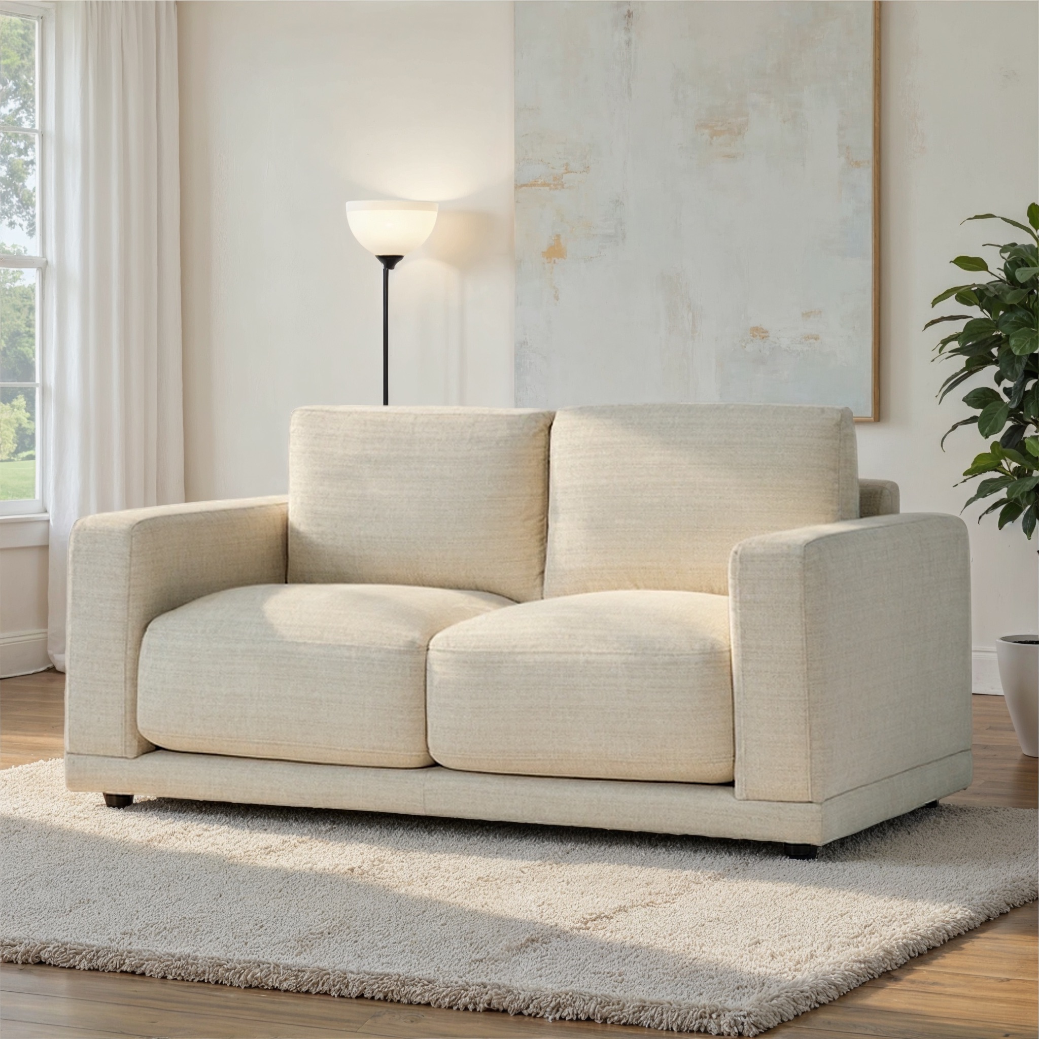 Sorin 2 Seater Sofa, Cream