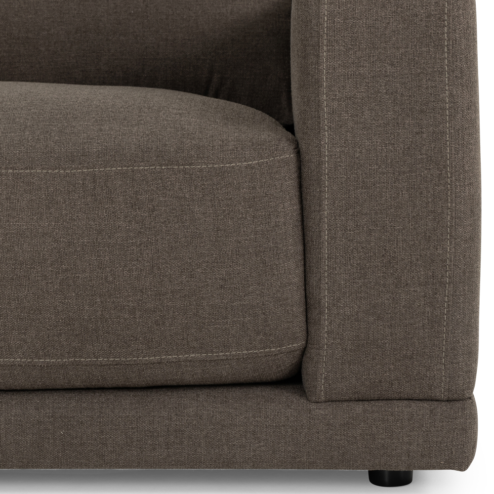 Sorin 3 Seater Sofa, Charcoal