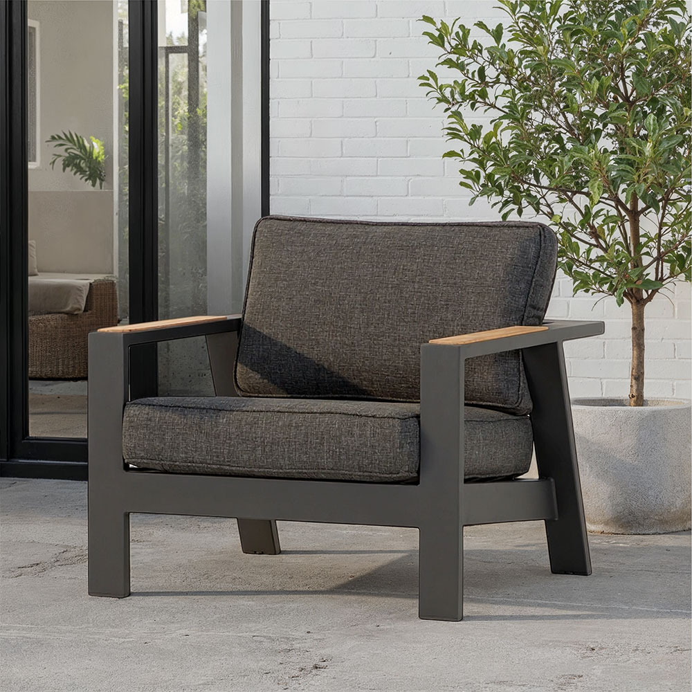 Palau Outdoor One Seater, Gunmetal