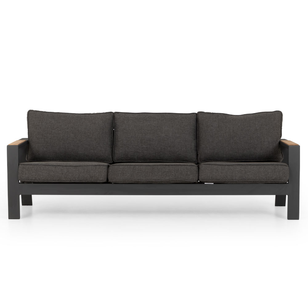 Palau Outdoor 3 Seater, Gunmetal