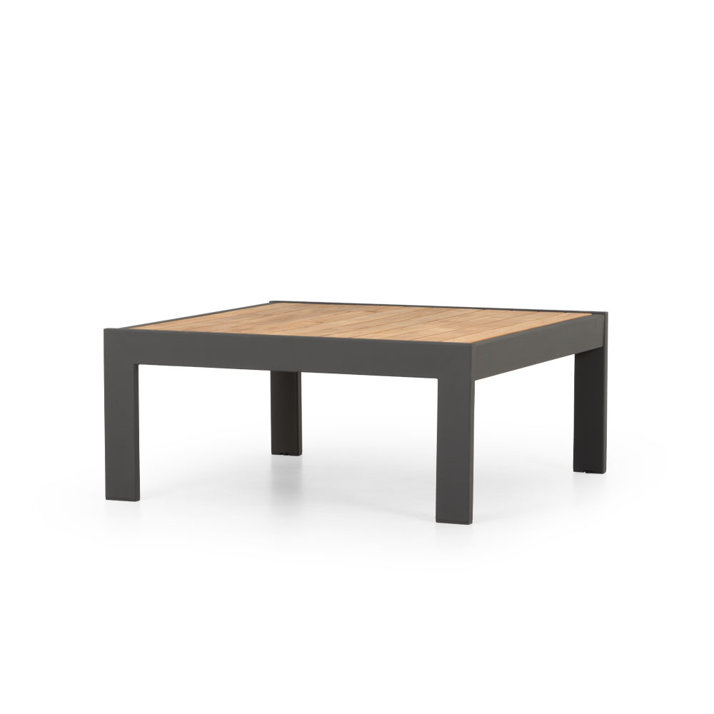 Palau Outdoor Square Coffee Table - W100, Gunmetal
