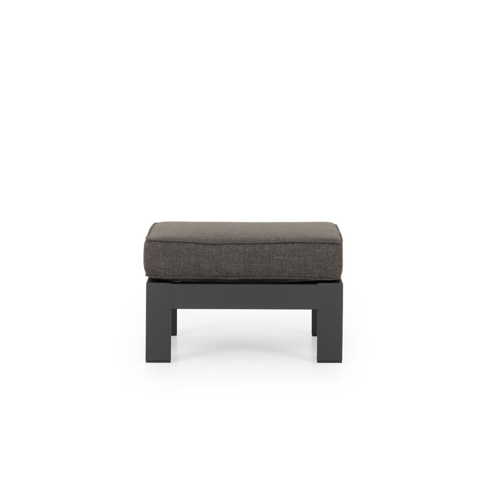 Palau Outdoor Ottoman, Gunmetal