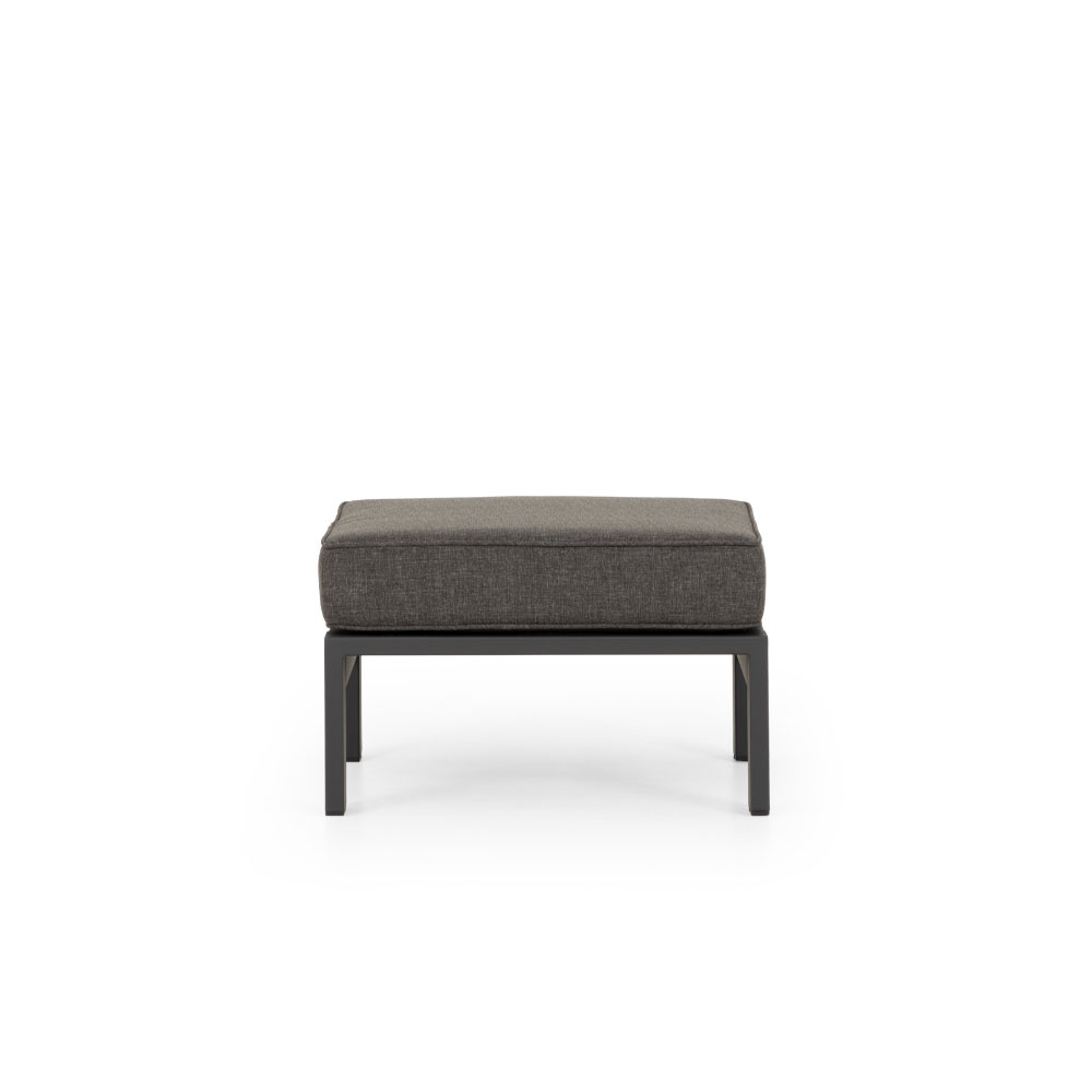 Palau Outdoor Ottoman, Gunmetal