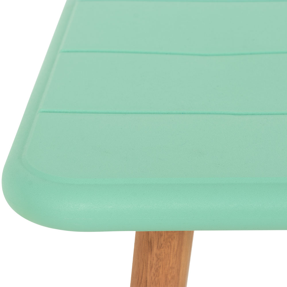 Nassau Outdoor Dining Table - W70, Mint Green