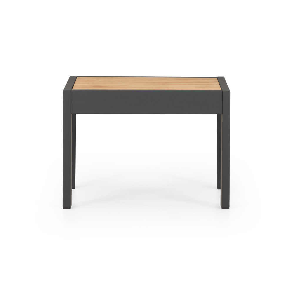 Palau Outdoor Square Coffee Table - W63, Gunmetal