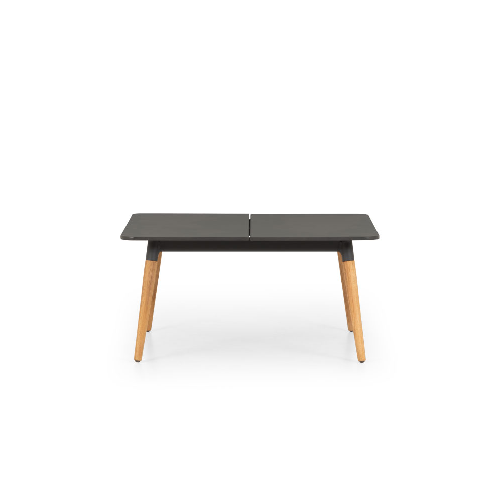 Athens Outdoor Square Coffee Table - W80, Gunmetal