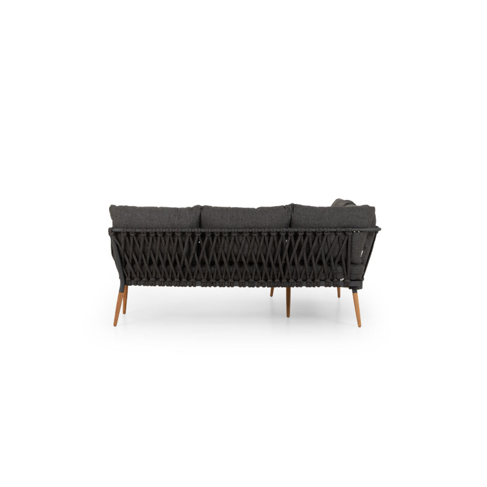 Athens Outdoor Corner Suite, Gunmetal