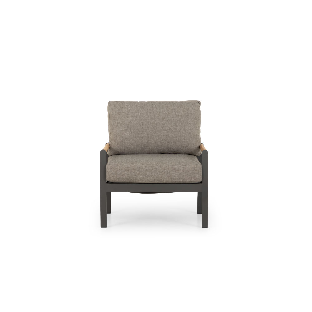 Amber Outdoor One Seater, Gunmetal