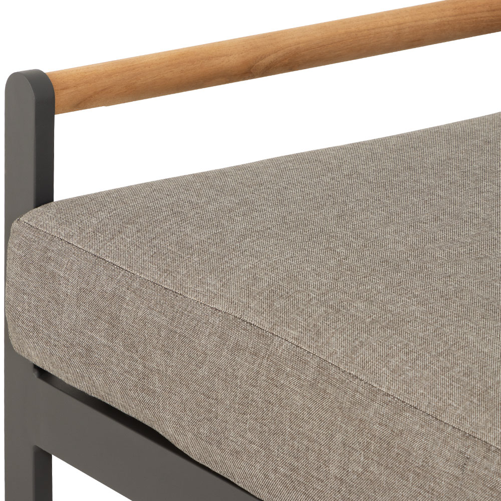 Amber Outdoor One Seater, Gunmetal