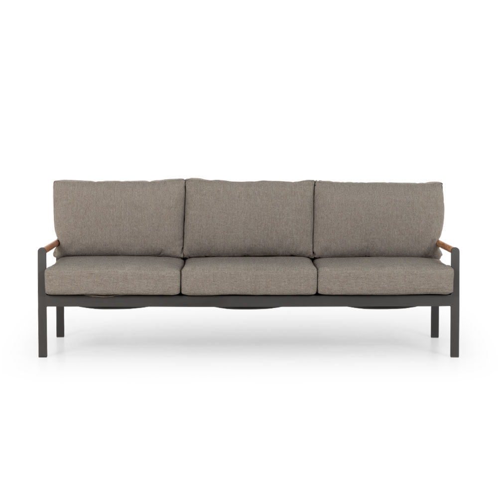 Amber Outdoor 3 Seater, Gunmetal