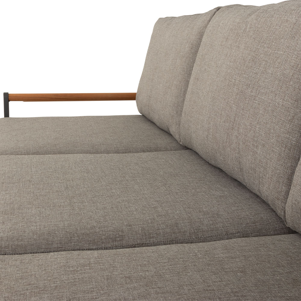 Amber Outdoor 3 Seater, Gunmetal