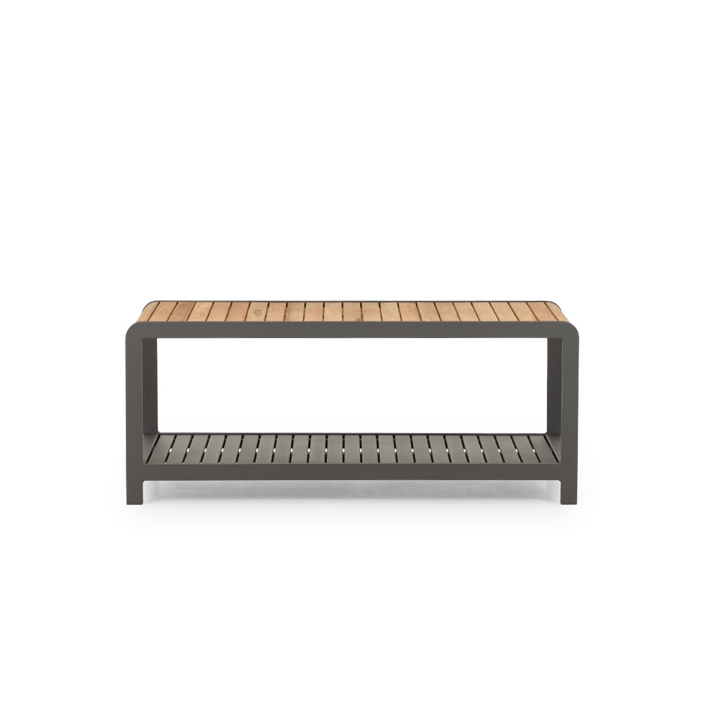 Amber Outdoor Coffee Table - W110, Gunmetal