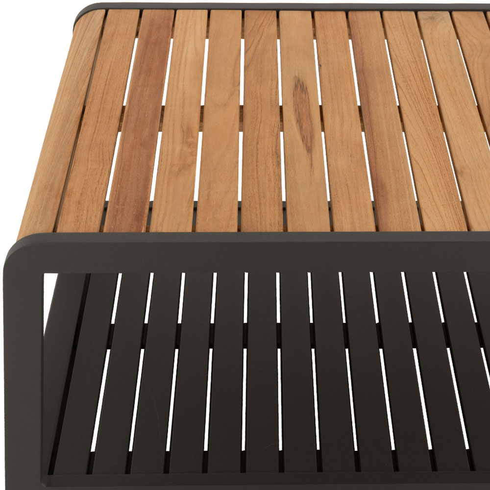 Amber Outdoor Coffee Table - W110, Gunmetal