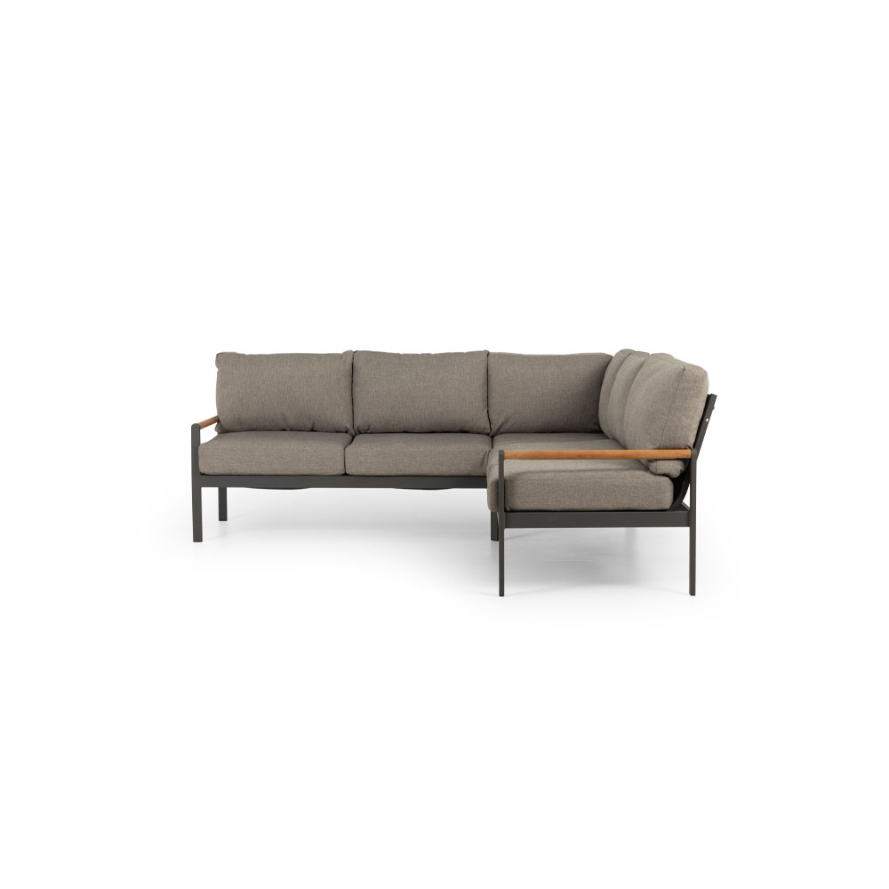 Amber Outdoor Corner Suite, Gunmetal