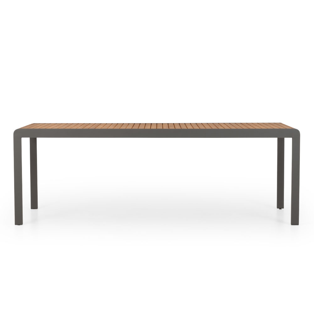Amber Outdoor Dining Table - W221, Gunmetal