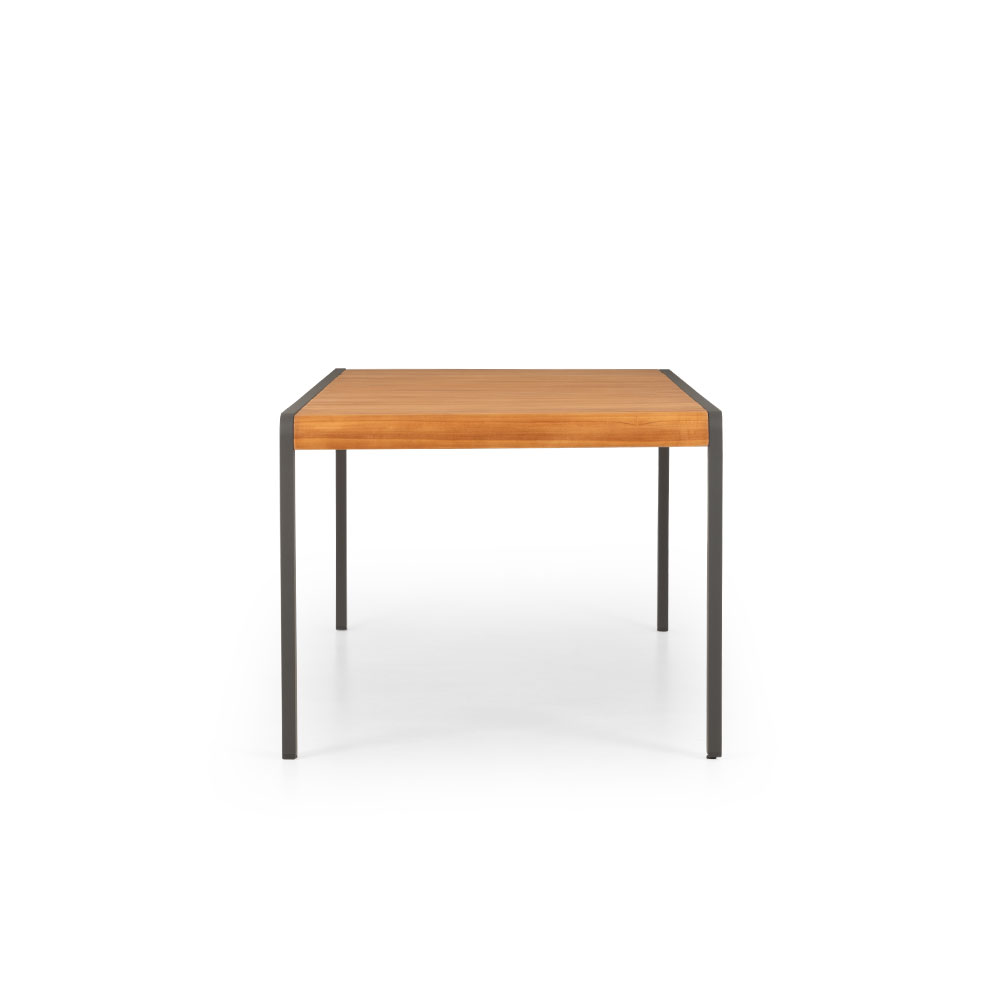 Amber Outdoor Dining Table - W221, Gunmetal