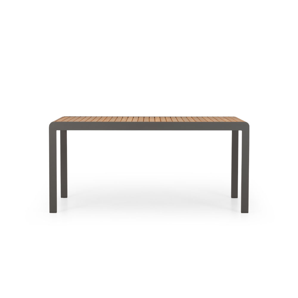 Amber Outdoor Dining Table - W163, Gunmetal
