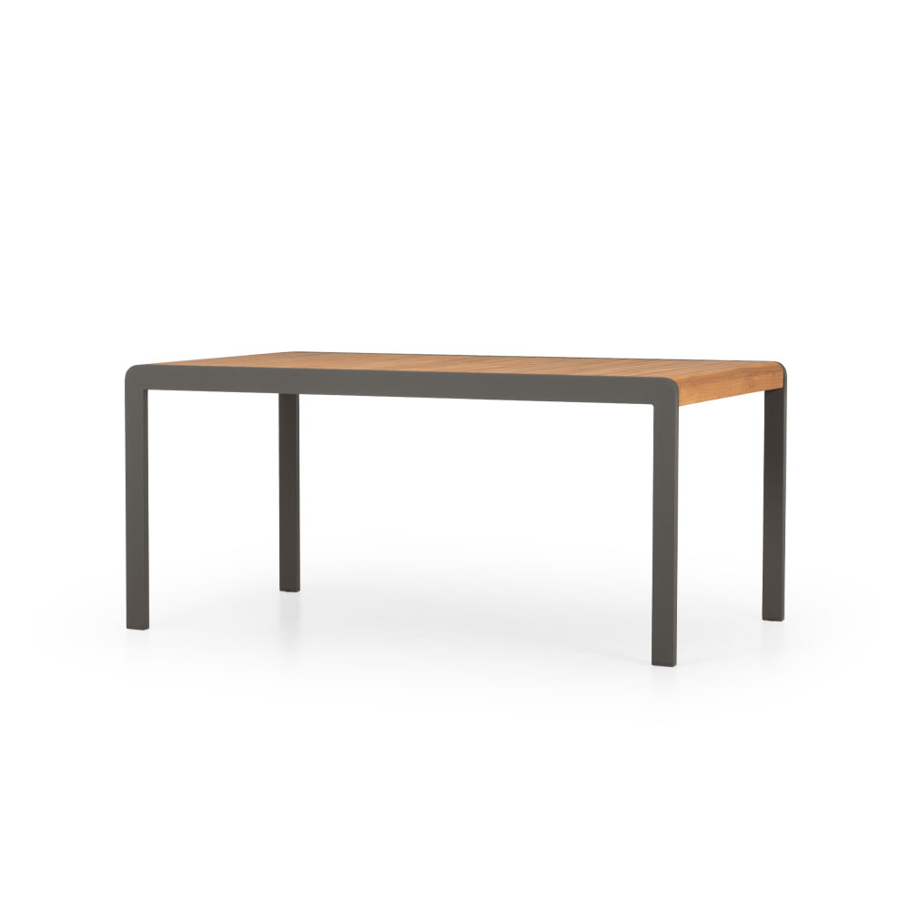Amber Outdoor Dining Table - W163, Gunmetal