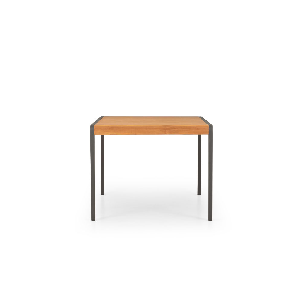 Amber Outdoor Dining Table - W163, Gunmetal