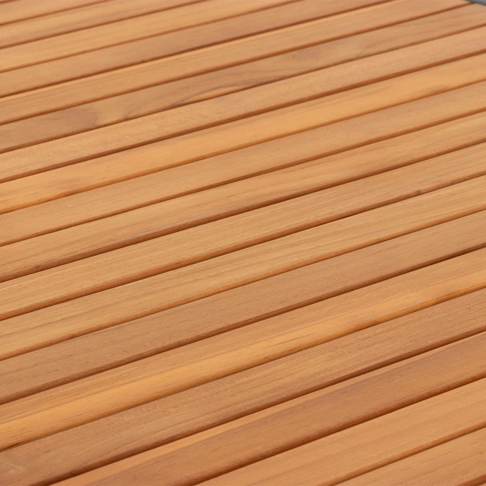 Amber Outdoor Dining Table - W163, Gunmetal