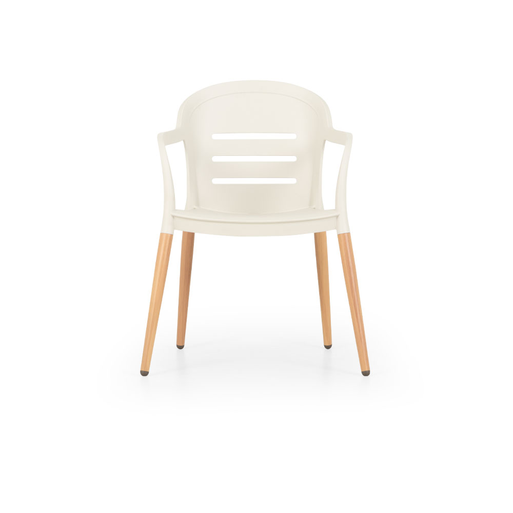 Tampa Outdoor Dining Chair, White