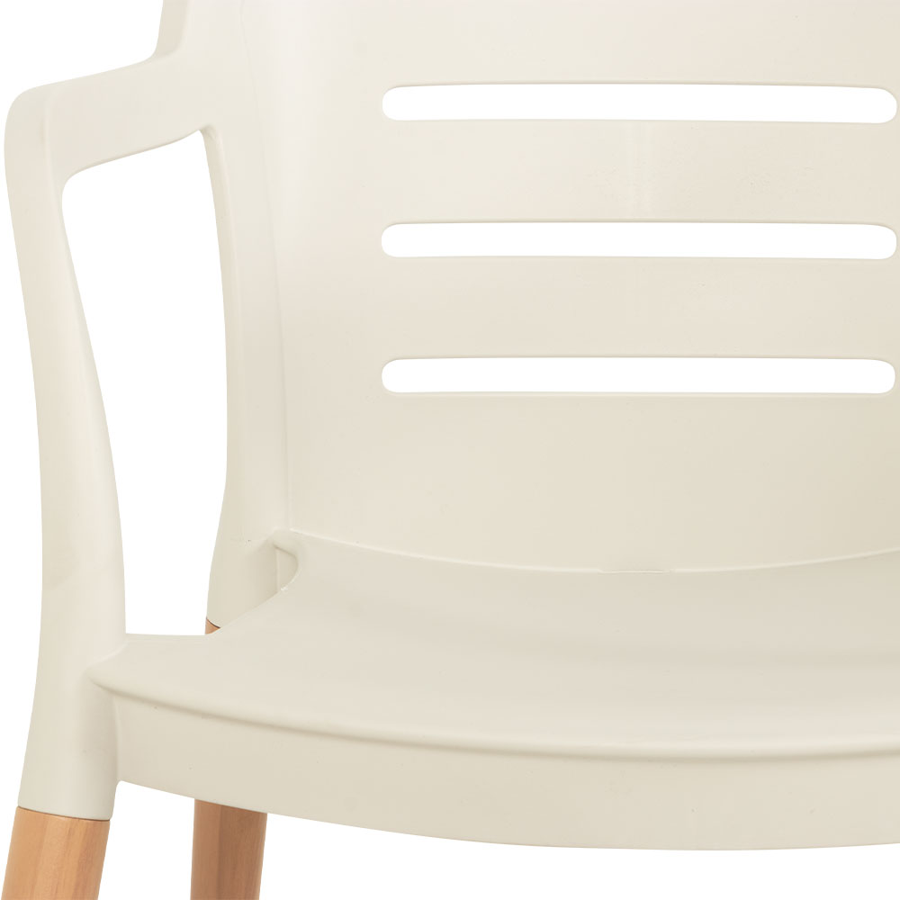 Tampa Outdoor Dining Chair, White