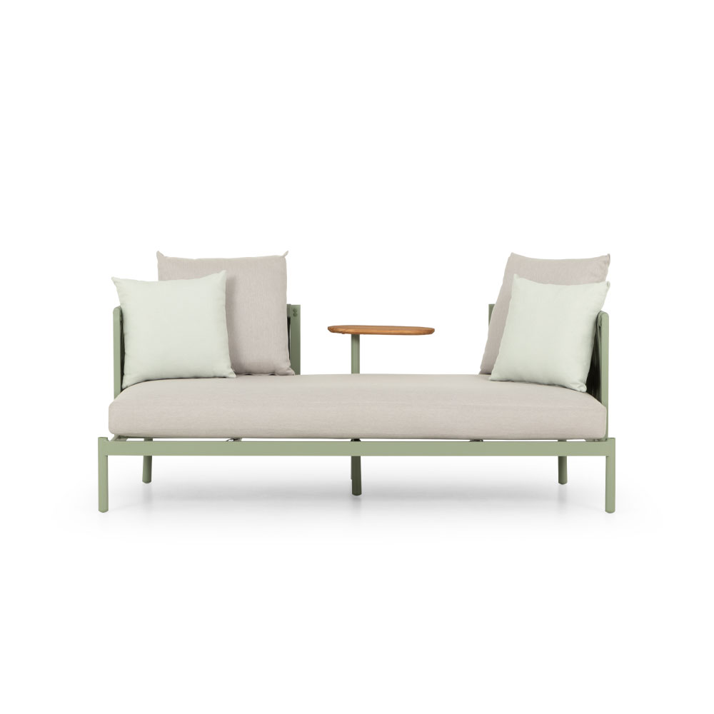 Mica Outdoor Daybed, Green