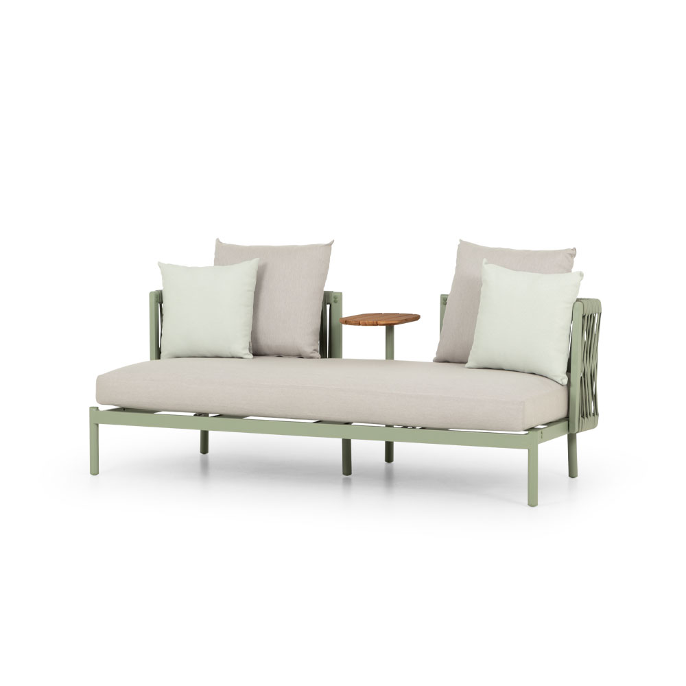 Mica Outdoor Daybed, Green