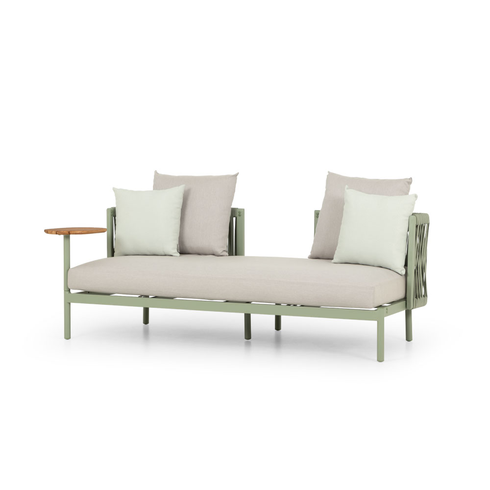 Mica Outdoor Daybed, Green