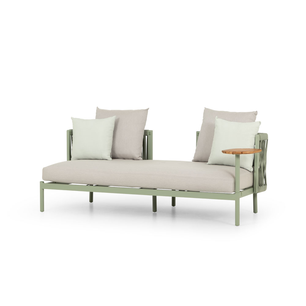 Mica Outdoor Daybed, Green