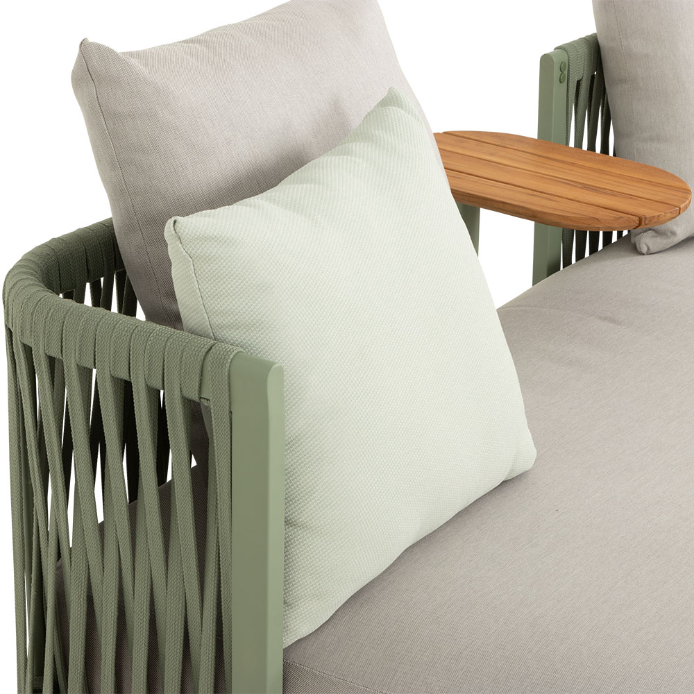 Mica Outdoor Daybed, Green