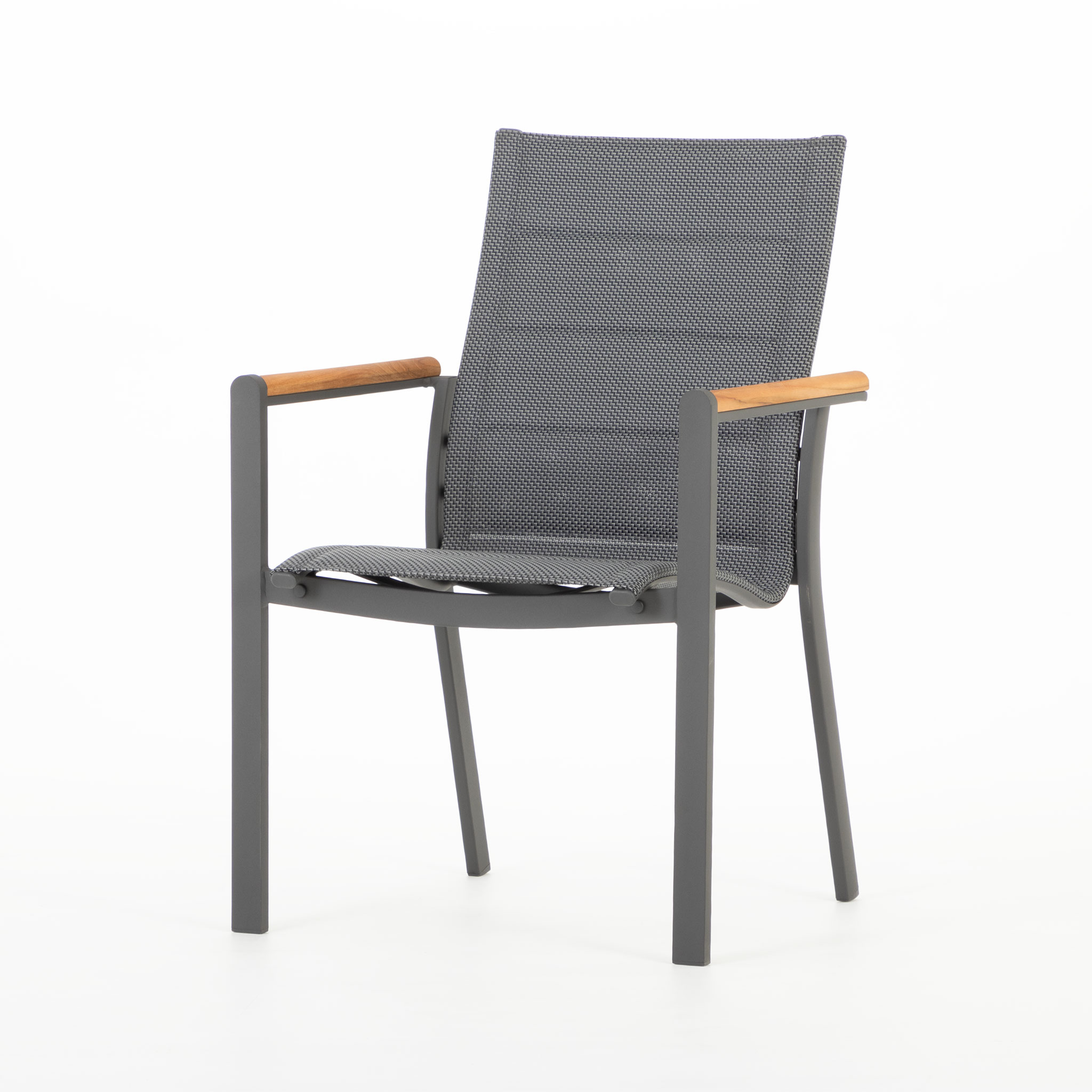 Amber II Outdoor Dining Chair, Gunmetal