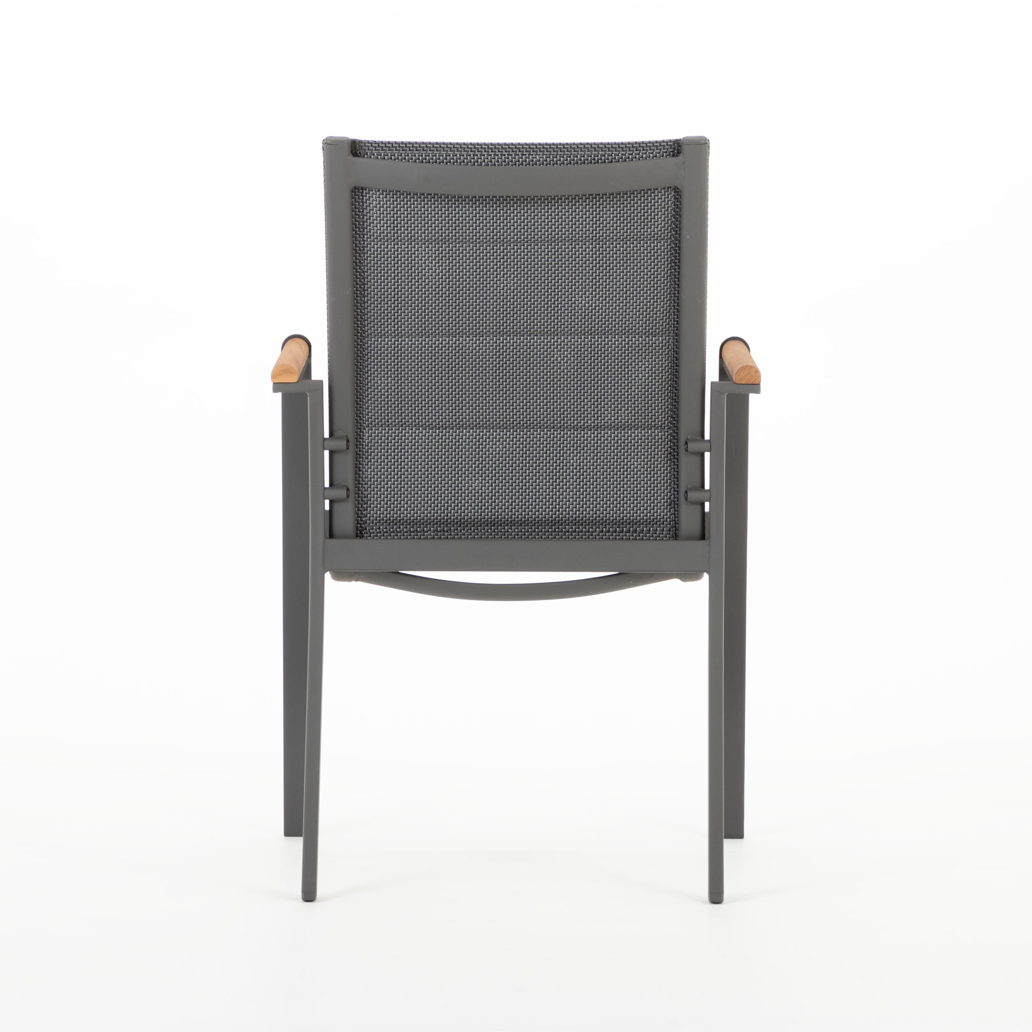 Amber II Outdoor Dining Chair, Gunmetal