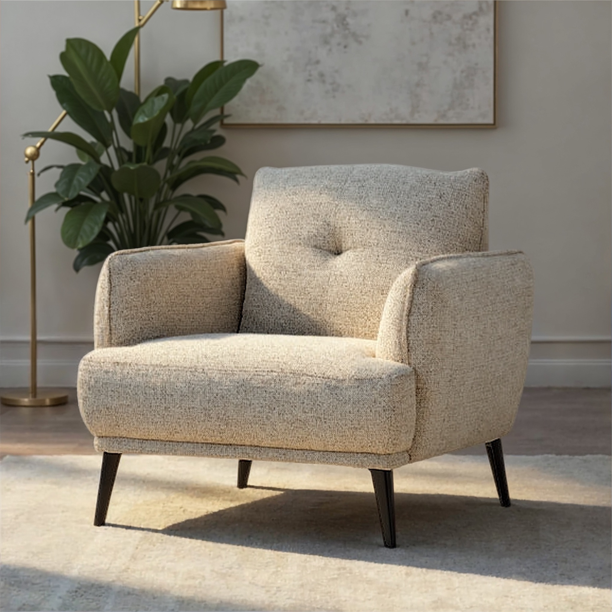 Athena 1 Seater Sofa, Grey