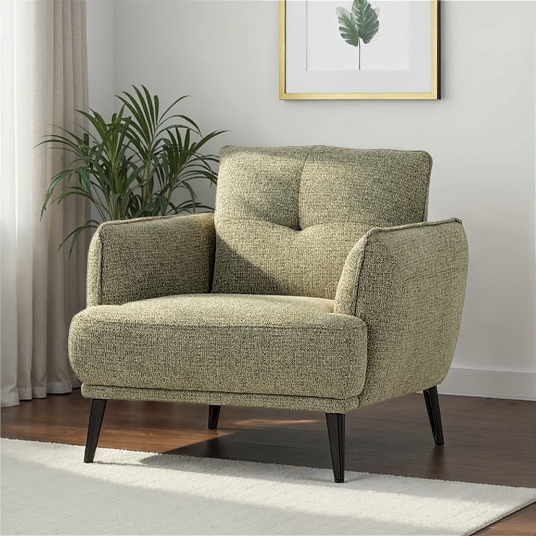 Athena 1 Seater Sofa, Green
