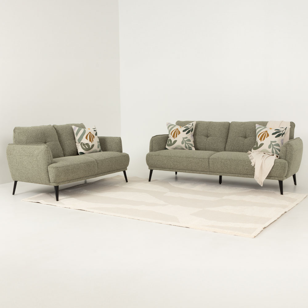 Athena 3 Seater Sofa, Green