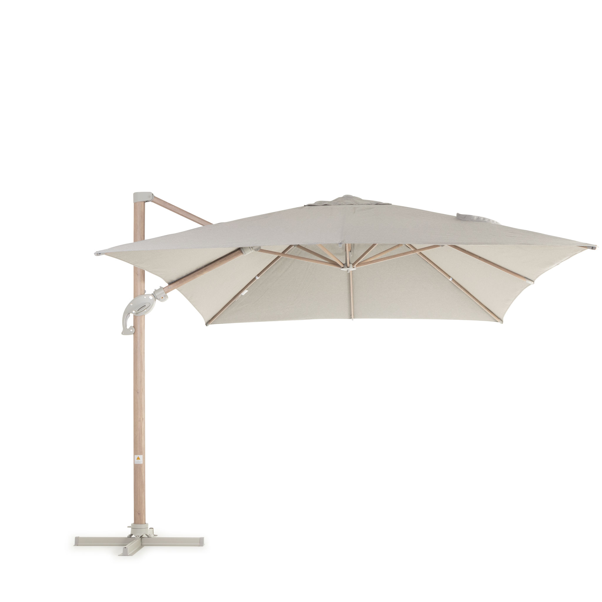 Platinum Outdoor Cantilever Umbrella - W400, Light Grey