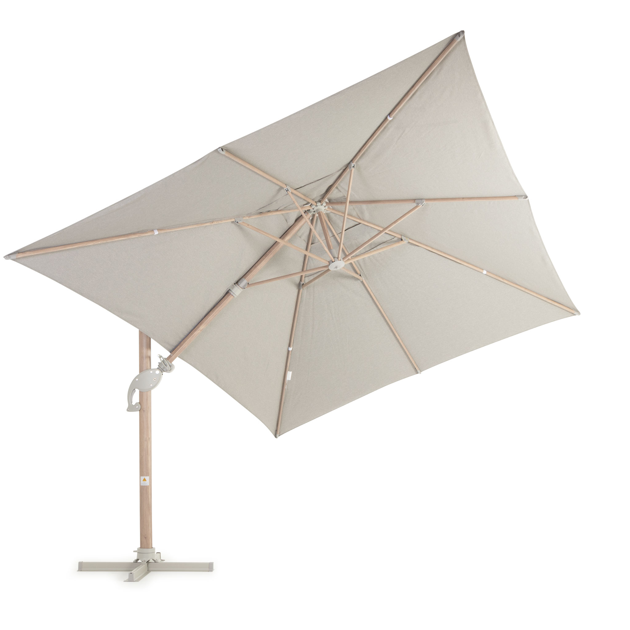 Platinum Outdoor Cantilever Umbrella - W400, Light Grey