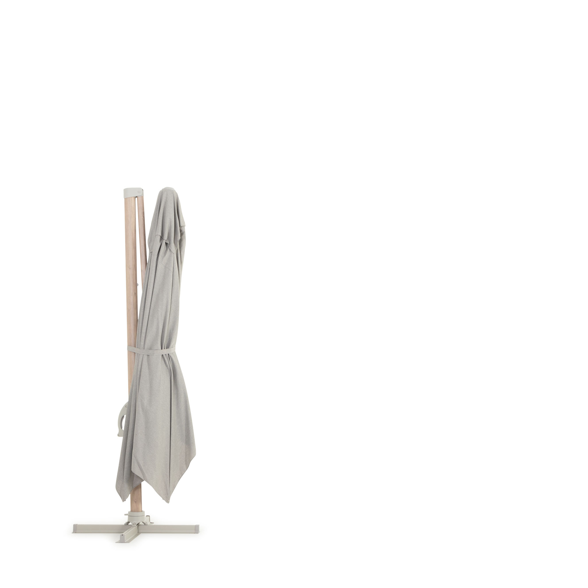 Platinum Outdoor Cantilever Umbrella - W400, Light Grey