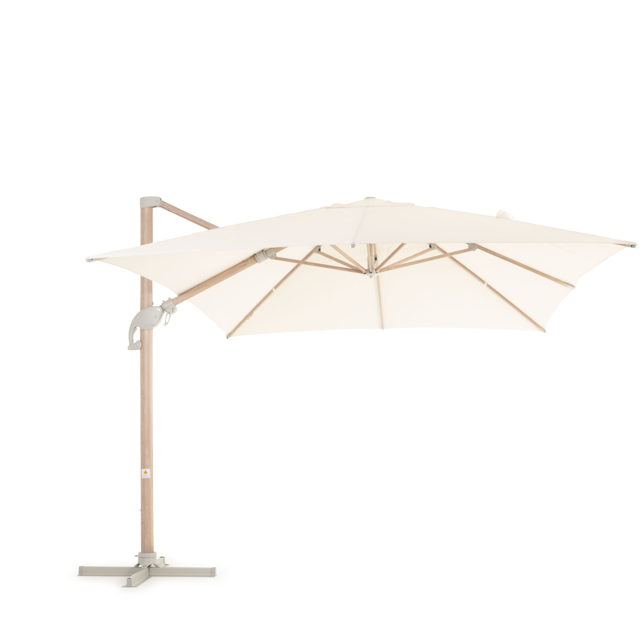 Platinum Outdoor Cantilever Umbrella - W400, Oatmeal